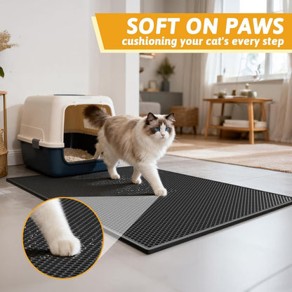 Double-Layer Cat Litter Trap Mat