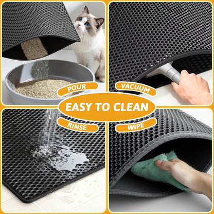 Double-Layer Cat Litter Trap Mat