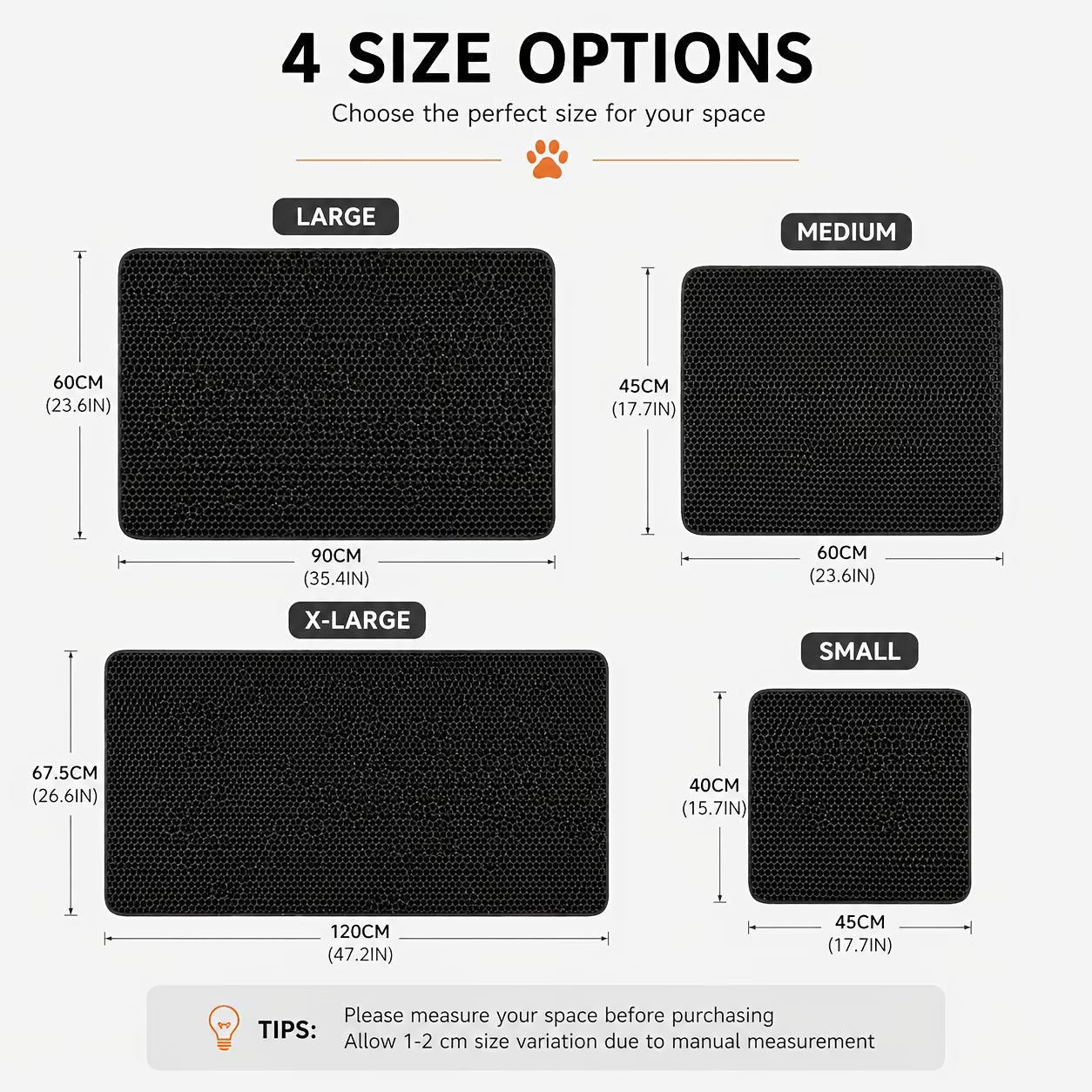 Double-Layer Cat Litter Trap Mat